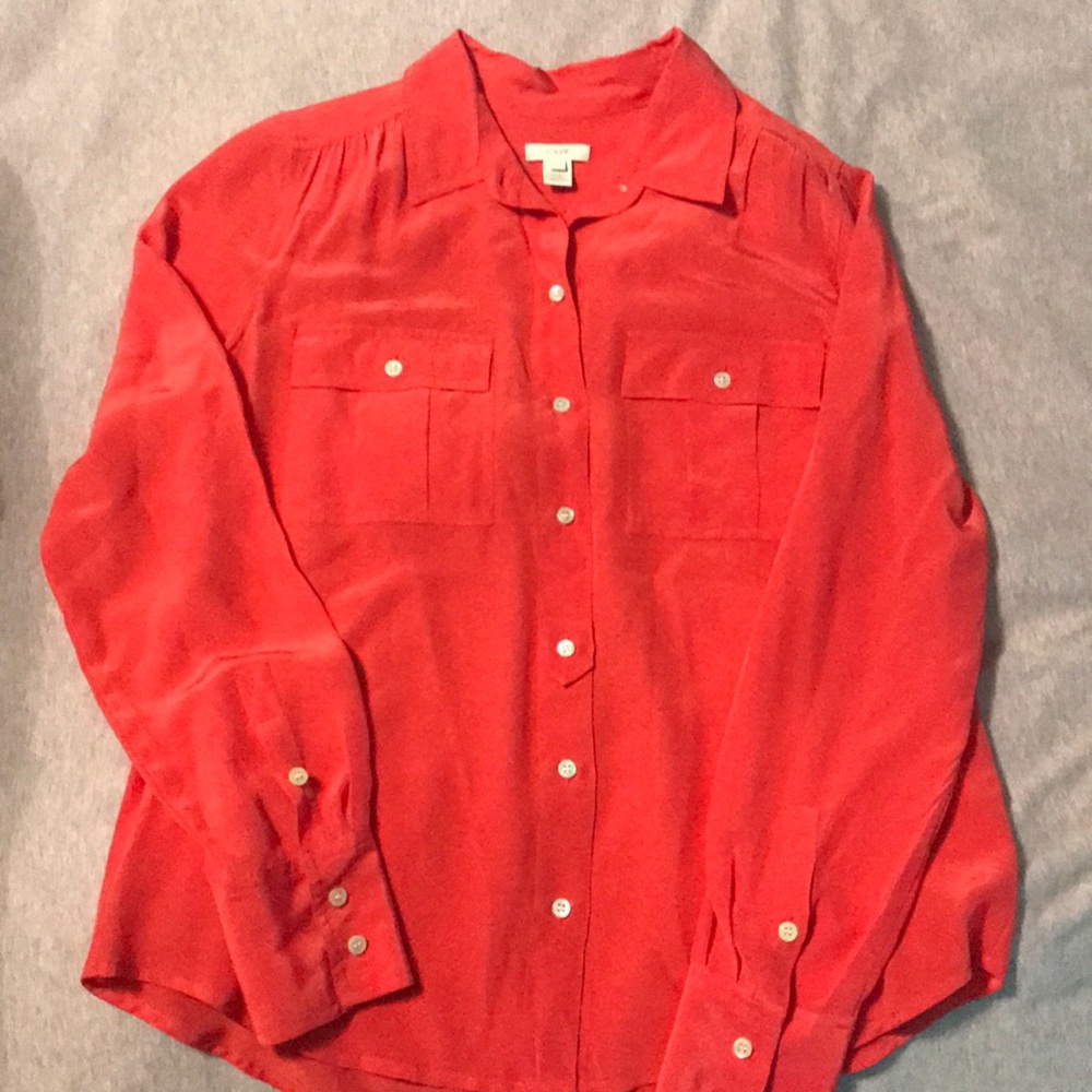 Button down blouse J Crew